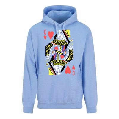 Queen Of Hearts Playing Card Halloween Costume Valentines Meaningful Gift Unisex Surf Hoodie