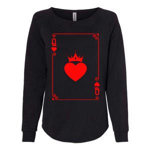 Queen Of Heart King And Queen Easy Couple Halloween Costume Womens California Wash Sweatshirt