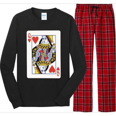 Queen Of Hearts Long Sleeve Pajama Set