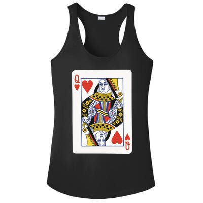 Queen Of Hearts Ladies PosiCharge Competitor Racerback Tank