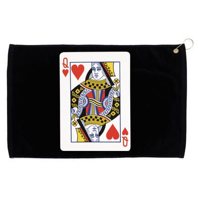 Queen Of Hearts Grommeted Golf Towel