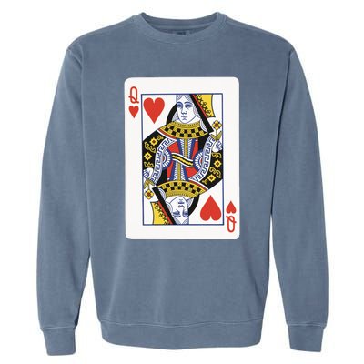 Queen Of Hearts Garment-Dyed Sweatshirt