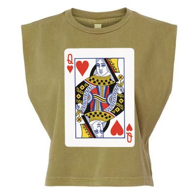 Queen Of Hearts Garment-Dyed Women's Muscle Tee