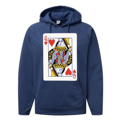 Queen Of Hearts Performance Fleece Hoodie