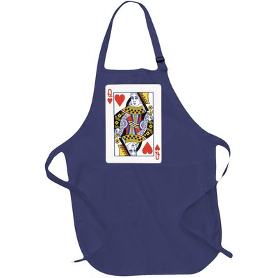 Queen Of Hearts Full-Length Apron With Pockets