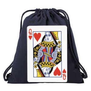 Queen Of Hearts Drawstring Bag