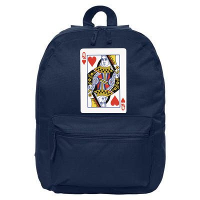 Queen Of Hearts 16 in Basic Backpack