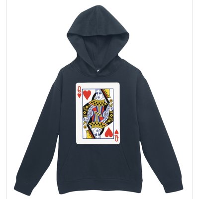 Queen Of Hearts Urban Pullover Hoodie