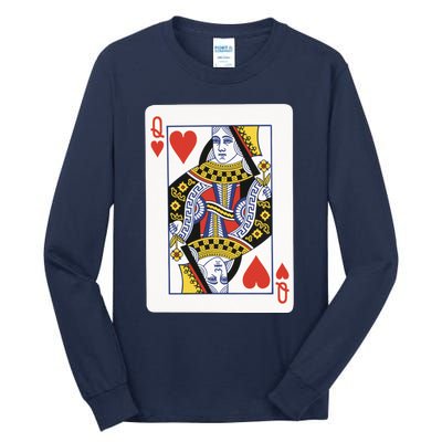 Queen Of Hearts Tall Long Sleeve T-Shirt