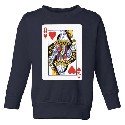 Queen Of Hearts Toddler Sweatshirt