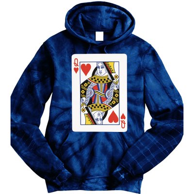 Queen Of Hearts Tie Dye Hoodie