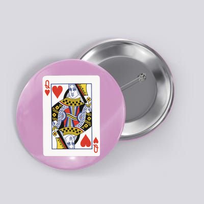 Queen Of Hearts Button