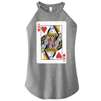 Queen Of Hearts Women's Perfect Tri Rocker Tank