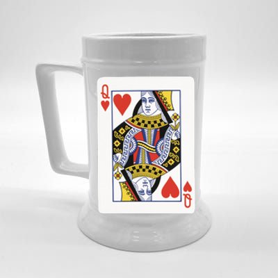 Queen Of Hearts Beer Stein