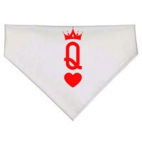 Queen Of Heart King And Queen Easy Couple Halloween Costume USA-Made Doggie Bandana