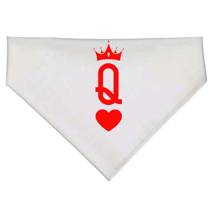 Queen Of Heart King And Queen Easy Couple Halloween Costume USA-Made Doggie Bandana