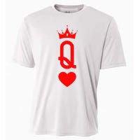 Queen Of Heart King And Queen Easy Couple Halloween Costume Cooling Performance Crew T-Shirt