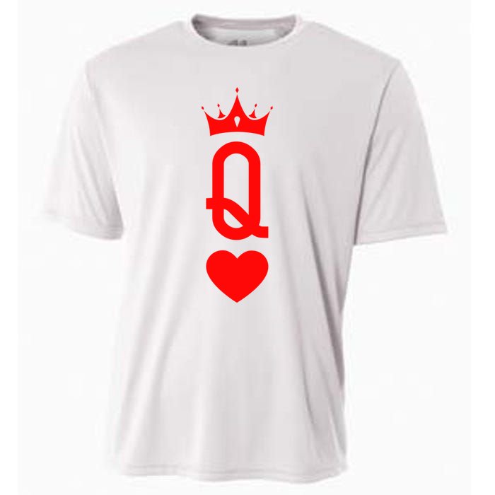 Queen Of Heart King And Queen Easy Couple Halloween Costume Cooling Performance Crew T-Shirt