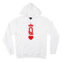 Queen Of Heart King And Queen Easy Couple Halloween Costume Hoodie