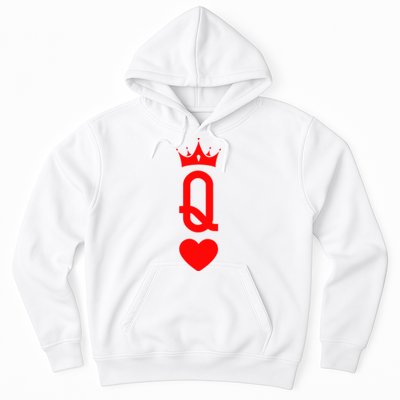 Queen Of Heart King And Queen Easy Couple Halloween Costume Hoodie