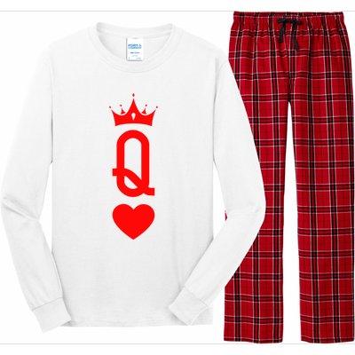 Queen Of Heart King And Queen Easy Couple Halloween Costume Long Sleeve Pajama Set