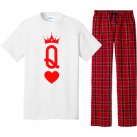 Queen Of Heart King And Queen Easy Couple Halloween Costume Pajama Set