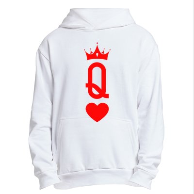 Queen Of Heart King And Queen Easy Couple Halloween Costume Urban Pullover Hoodie