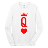 Queen Of Heart King And Queen Easy Couple Halloween Costume Tall Long Sleeve T-Shirt