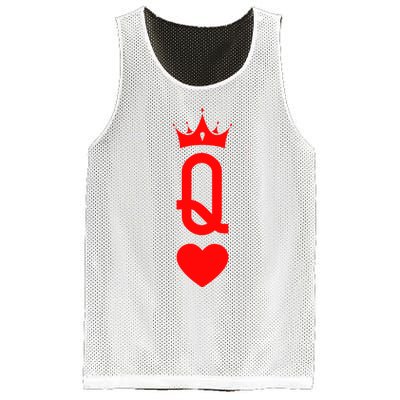 Queen Of Heart King And Queen Easy Couple Halloween Costume Mesh Reversible Basketball Jersey Tank