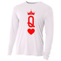 Queen Of Heart King And Queen Easy Couple Halloween Costume Cooling Performance Long Sleeve Crew