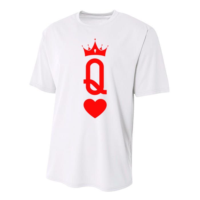 Queen Of Heart King And Queen Easy Couple Halloween Costume Performance Sprint T-Shirt