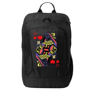 Queen Of Heart Women Clothing Gift For Her Couples Matching City Backpack