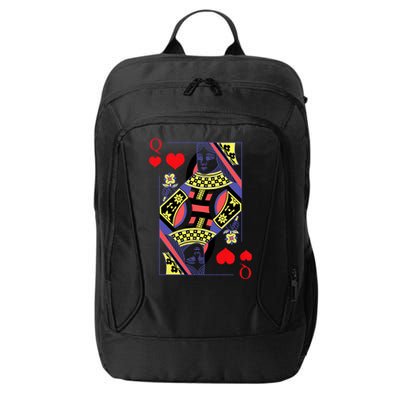 Queen Of Heart Women Clothing Gift For Her Couples Matching City Backpack