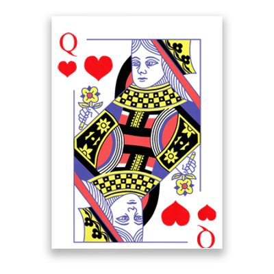 Queen Of Heart Women Clothing Gift For Her Couples Matching Poster