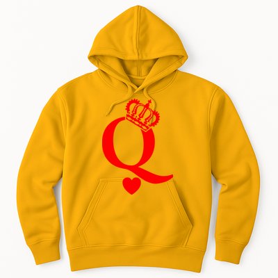Queen Of Hearts King Of Hearts Playing Cards Deck Of Cards Hoodie