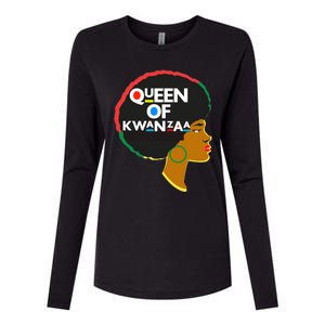 Queens Of Kwanzaa Melanin African Hope Love Unity Cool Gift Womens Cotton Relaxed Long Sleeve T-Shirt