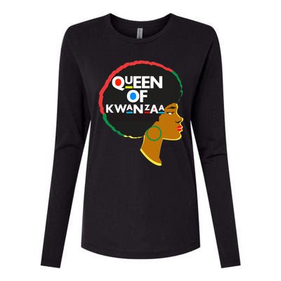 Queens Of Kwanzaa Melanin African Hope Love Unity Cool Gift Womens Cotton Relaxed Long Sleeve T-Shirt