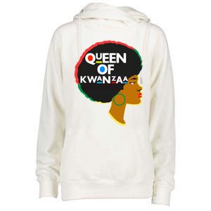 Queens Of Kwanzaa Melanin African Hope Love Unity Cool Gift Womens Funnel Neck Pullover Hood