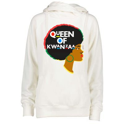 Queens Of Kwanzaa Melanin African Hope Love Unity Cool Gift Womens Funnel Neck Pullover Hood