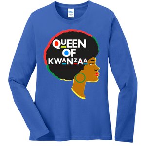 Queens Of Kwanzaa Melanin African Hope Love Unity Cool Gift Ladies Long Sleeve Shirt