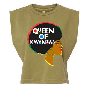 Queens Of Kwanzaa Melanin African Hope Love Unity Cool Gift Garment-Dyed Women's Muscle Tee