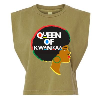 Queens Of Kwanzaa Melanin African Hope Love Unity Cool Gift Garment-Dyed Women's Muscle Tee