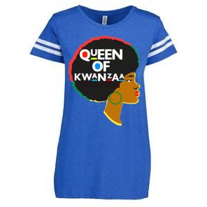 Queens Of Kwanzaa Melanin African Hope Love Unity Cool Gift Enza Ladies Jersey Football T-Shirt