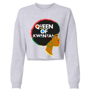 Queens Of Kwanzaa Melanin African Hope Love Unity Cool Gift Cropped Pullover Crew