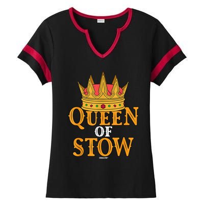 Queen Of Stow Swagazon Stowers Associate Pride Stowing Rate Ladies Halftime Notch Neck Tee