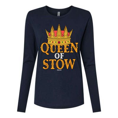 Queen Of Stow Swagazon Stowers Associate Pride Stowing Rate Womens Cotton Relaxed Long Sleeve T-Shirt