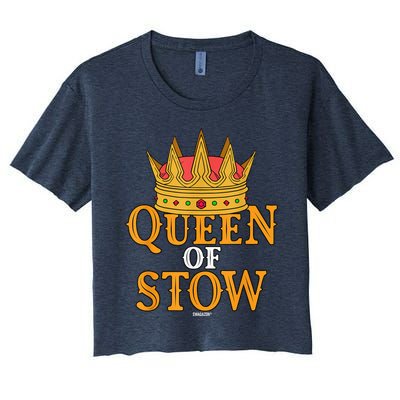 Queen Of Stow Swagazon Stowers Associate Pride Stowing Rate Women's Crop Top Tee