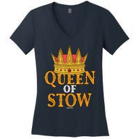 Queen Of Stow Swagazon Stowers Associate Pride Stowing Rate Women's V-Neck T-Shirt