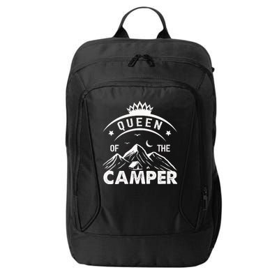 QUEEN OF THE CAMPER FUNNY CAMPING City Backpack