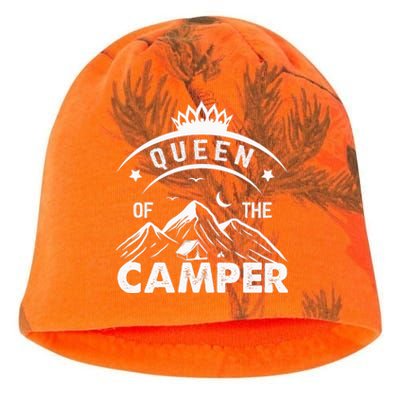 QUEEN OF THE CAMPER FUNNY CAMPING Kati - Camo Knit Beanie